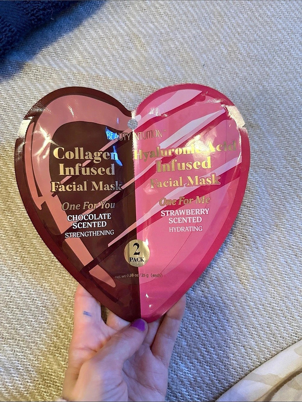 Beauty Intuition Collagen Infused Facial Mask / Hyaluronic Acid Infused Facial
